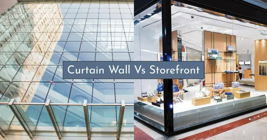 Muro cortina de vidrio vs. sistema de ventanas para escaparates