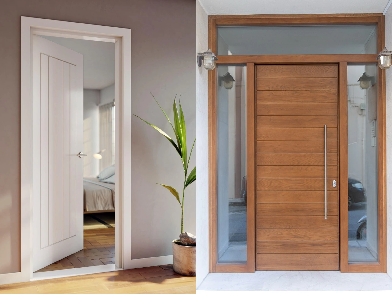 Interior and exterior door styles for home