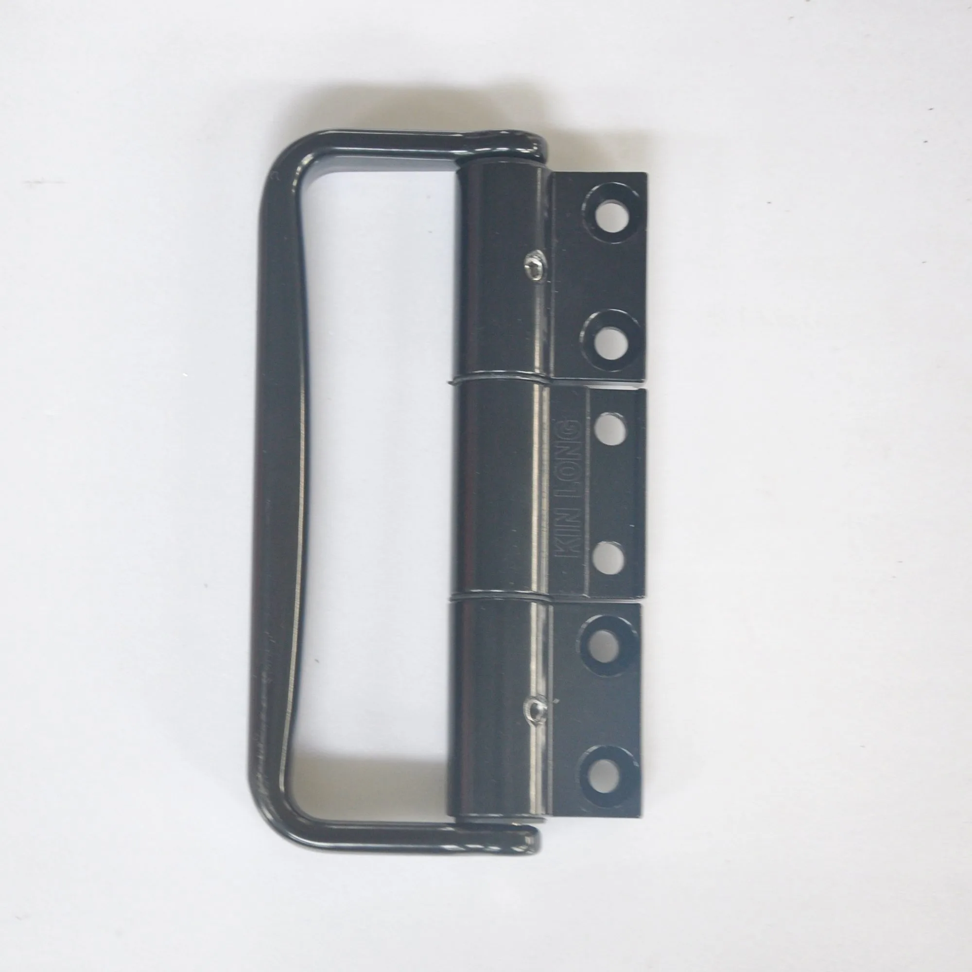 Charnière à poignée Kinlong FXZ12 pour porte pliante Charnière de porte pliante noire avec poignée