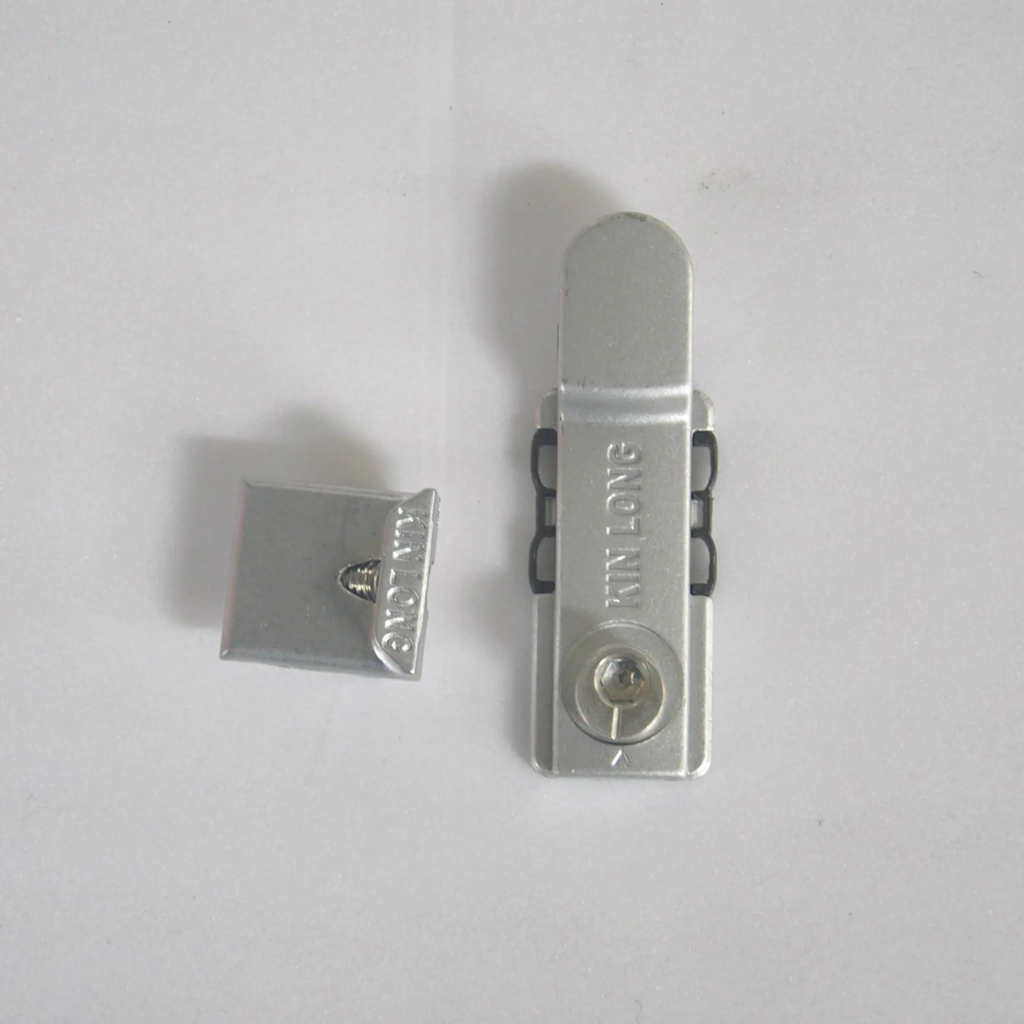 Ensemble de serrure de porte pliante argentée Kinlong ZA1 6A