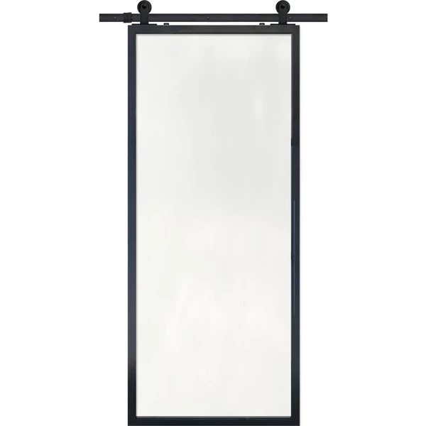 Modern aluminum barn sliding door