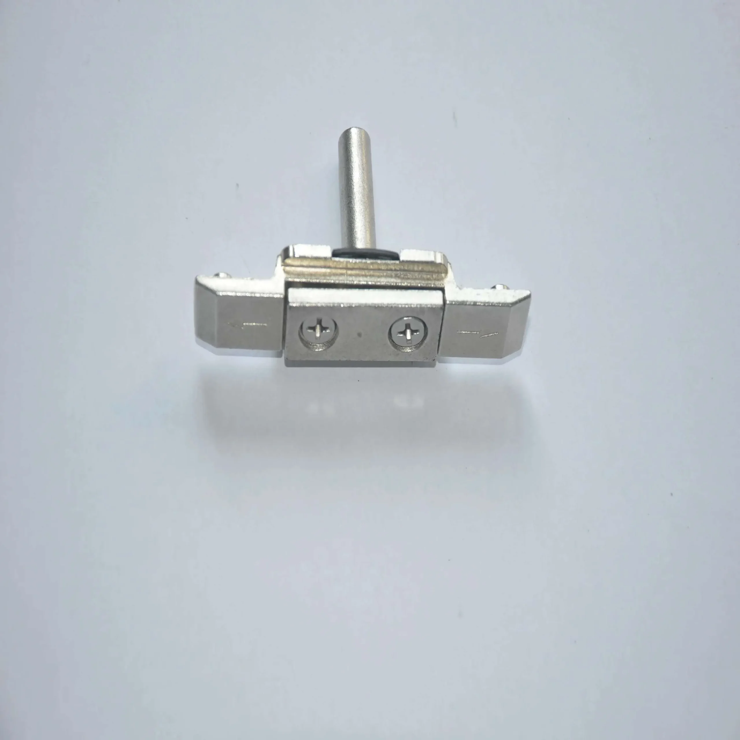 Loquet de verrouillage central argenté pour baie vitrée