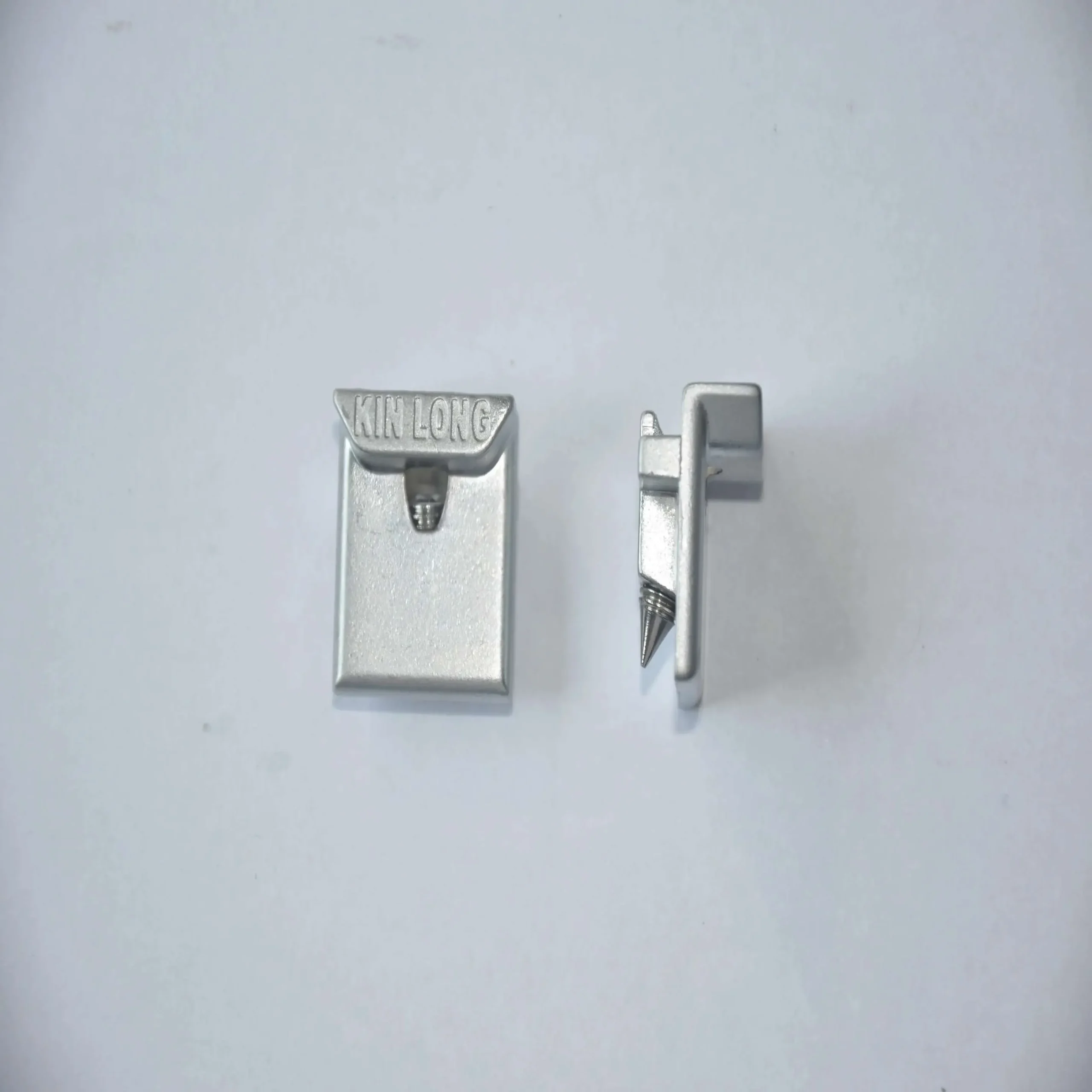 Ensemble de petits loquets de verrouillage argentés pour accessoires de baie vitrée