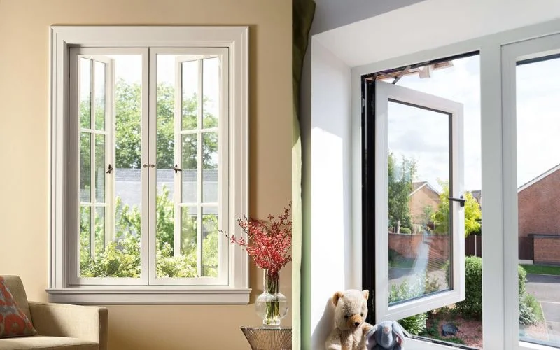 Französische Fenster und Flügelfenster im Vergleich