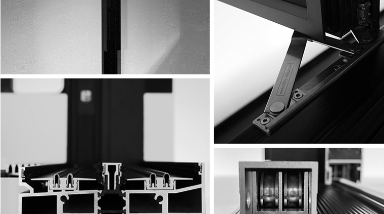 Heavy duty window hardware components