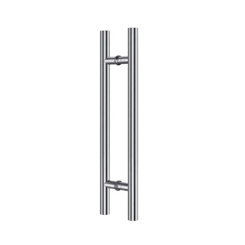 Stainless steel pull handle for pivot door