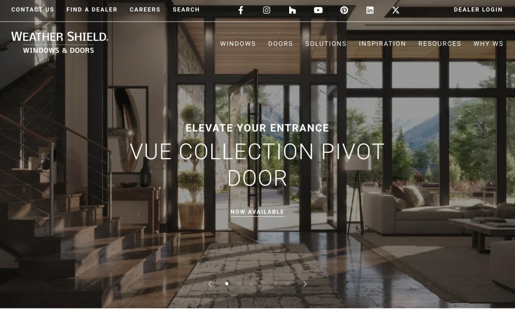 Wetterschutzfenstertüren