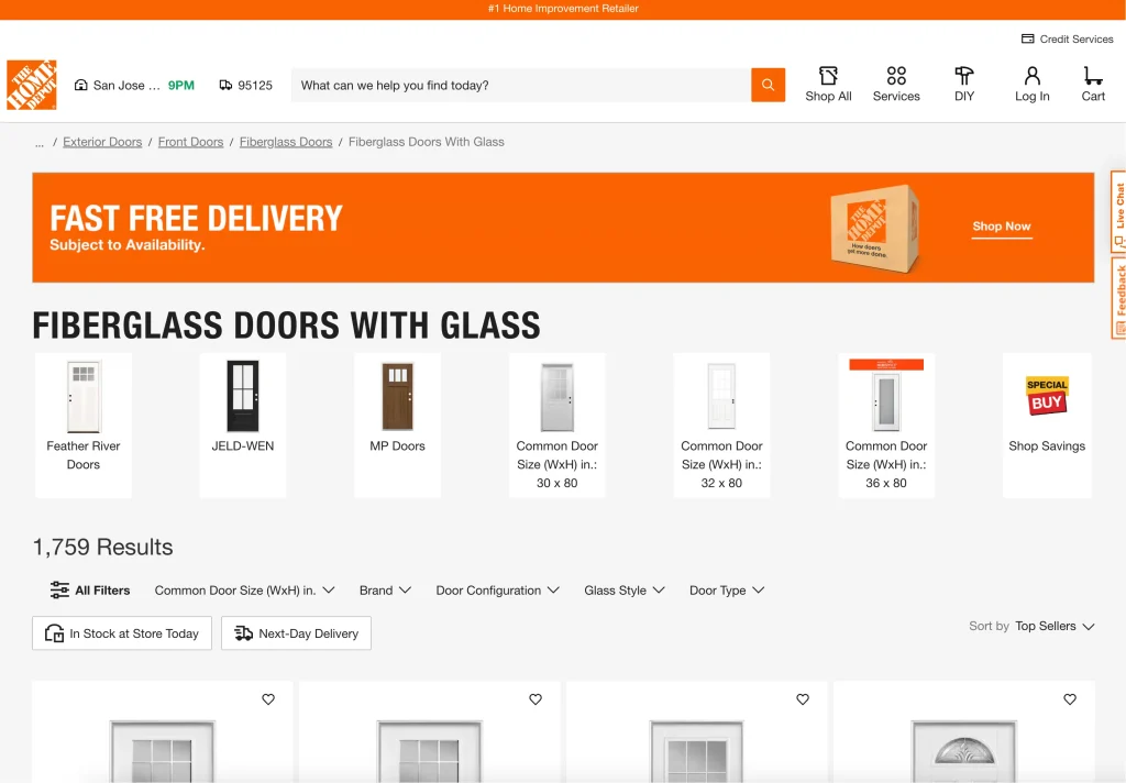 Feather River Doors — один из производителей дверей из стекловолокна.