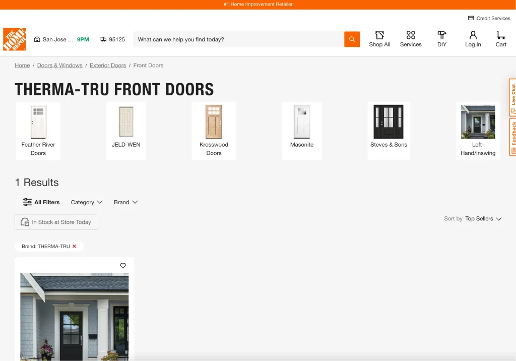 JELDWEN один из производителей дверей из стекловолокна