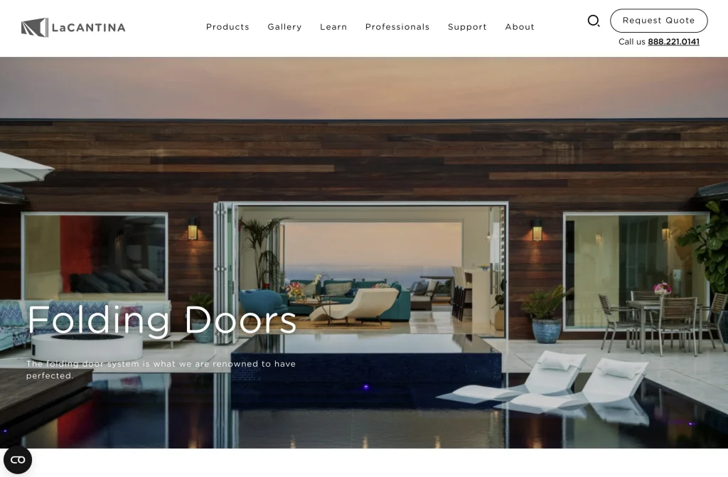 LaCantina Doors one of the top folding door manufacturer in the usa