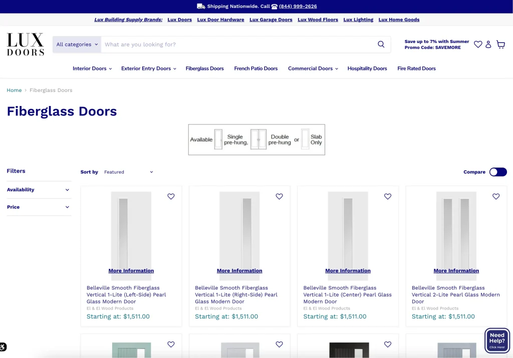 Lux Doors — один из производителей дверей из стекловолокна