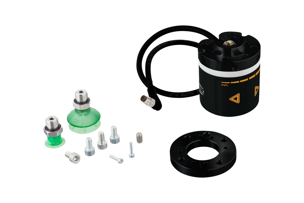 Sensor and vacuum parts for IGU gas filling systems