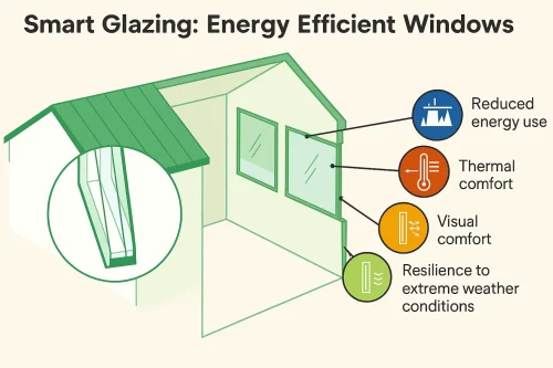 Vantaggi delle vetrate intelligenti per finestre a risparmio energetico