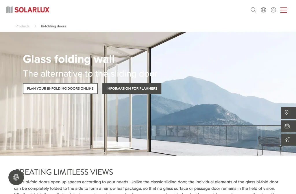 Solarlux US Presence one of the top folding door manufacturer in the usa