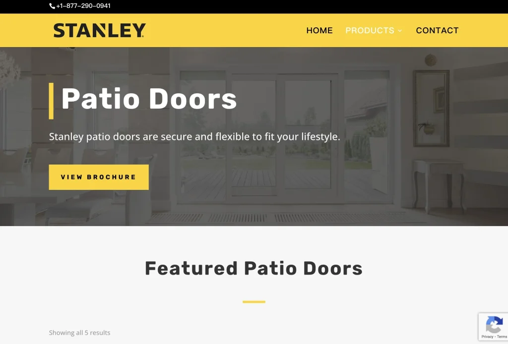 최고의 슬라이딩 도어 제조업체 중 하나인 Stanley