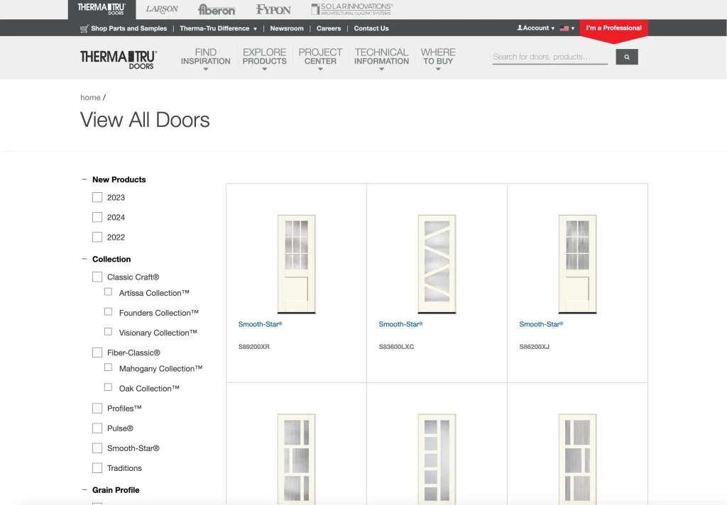 ThermaTru one of the top door manufacturer