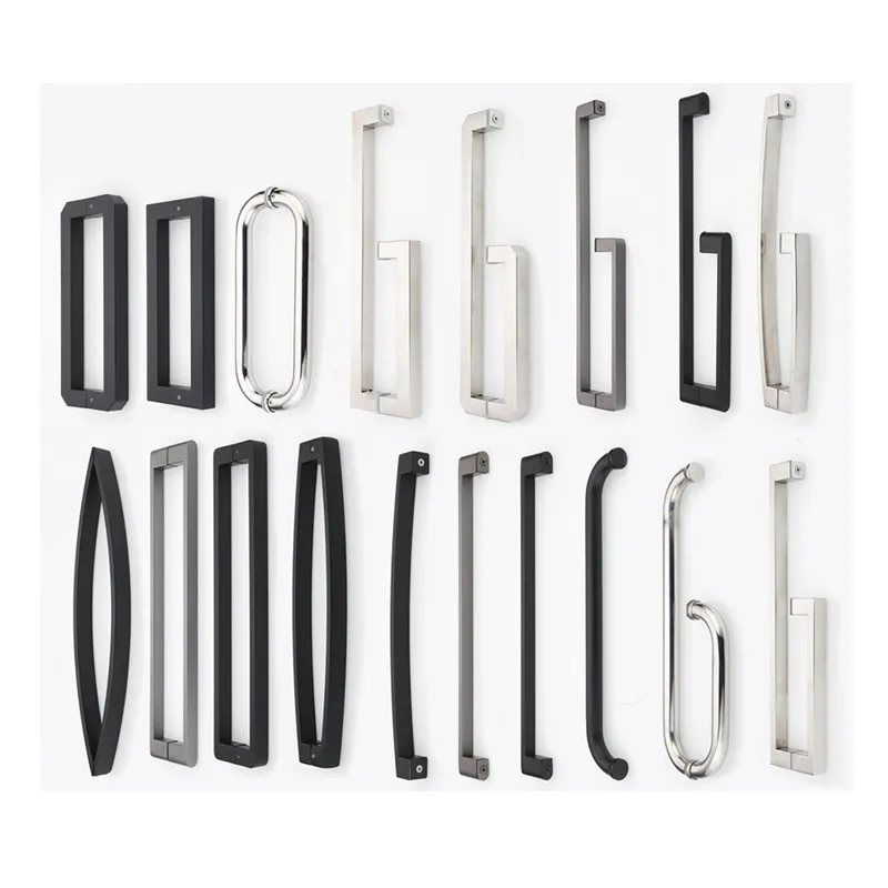 Variety of shower door pull handle styles