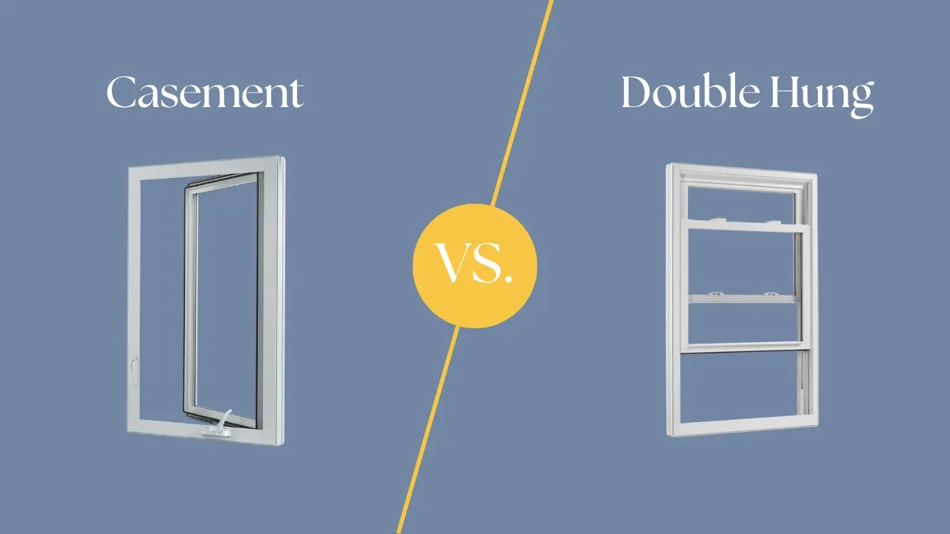開き窓と上げ下げ窓の図解