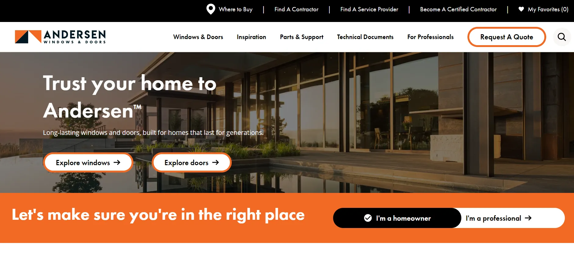 Andersen Corporation Casement Window Manufacturers