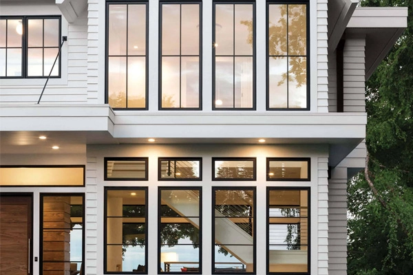 Black Frame Casements for Modern Appeal