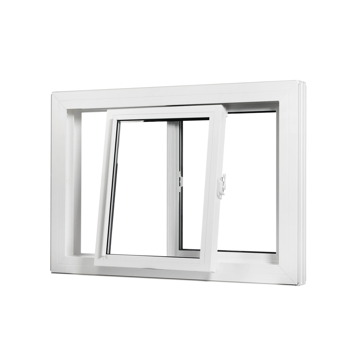 Ventana corrediza de guillotina elevable