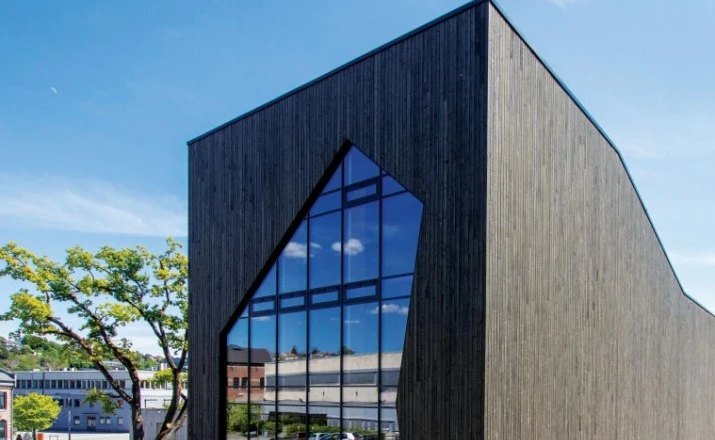 Full Black Glass Curtain Wall Facades Black Glass Window Design