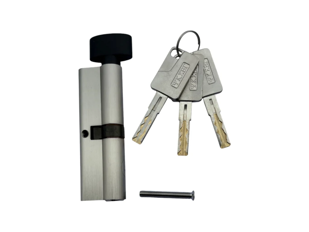 Cilindro della serratura della porta in alluminio con set di chiavi