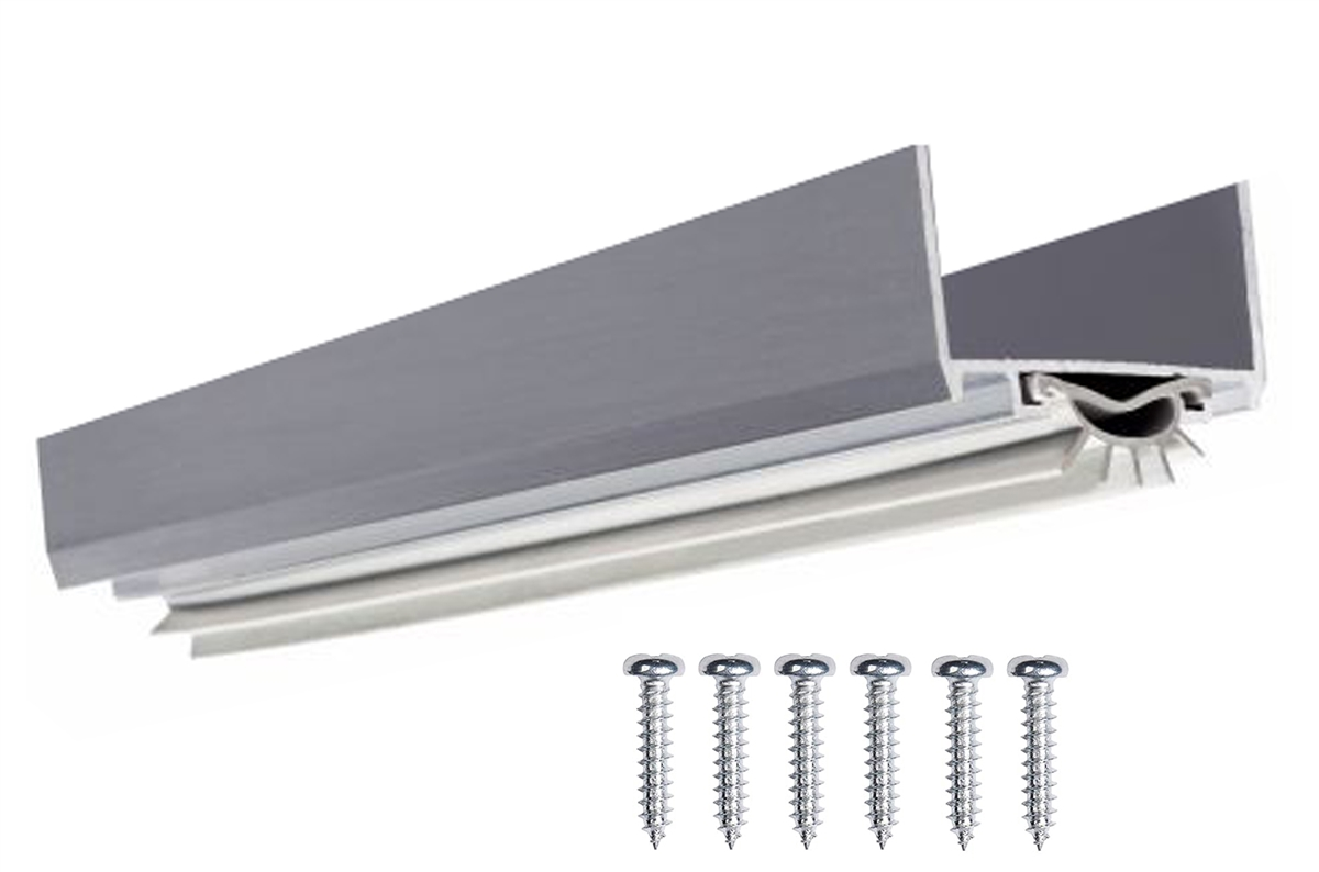 鋁製門底密封條，含螺絲