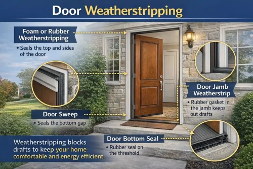 Panoramica dei tipi di guarnizioni per porte