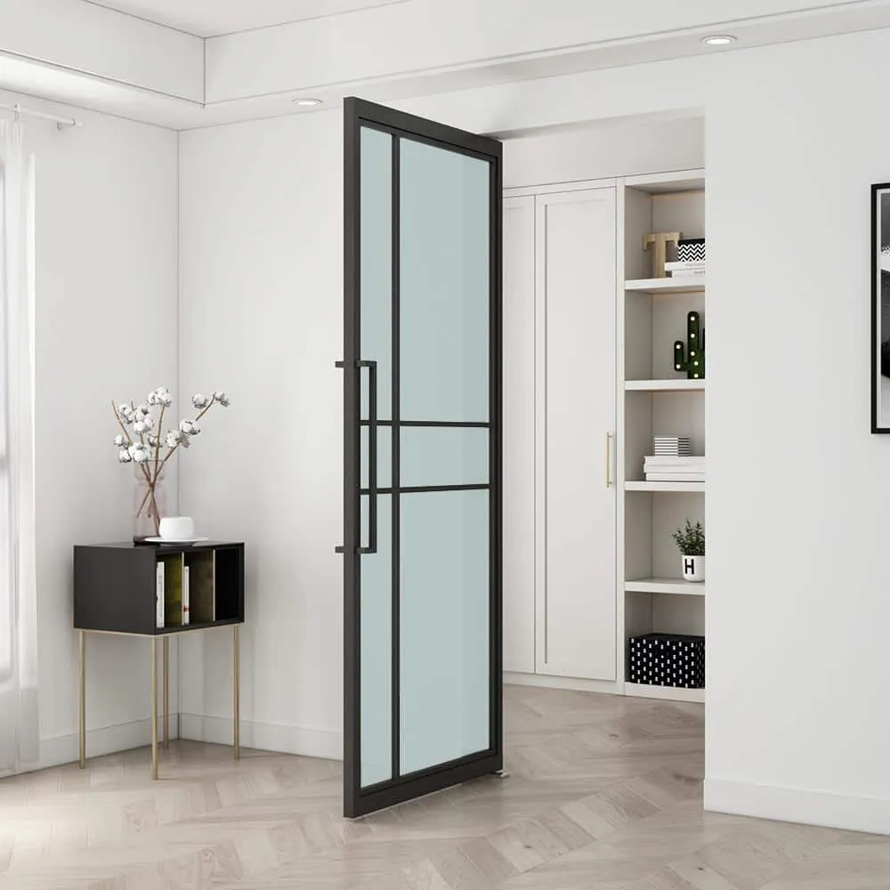 Aluminum Look Hinged Door