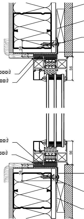 APRO A80T Fixed Window — installation section sample, showing a specific connection condition.