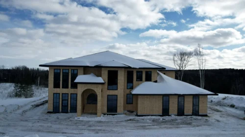 ontario custom estate cold climate facade