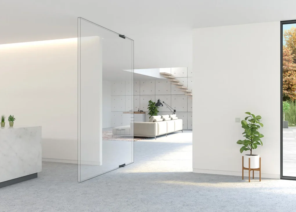 Frameless Glass Pivot Door